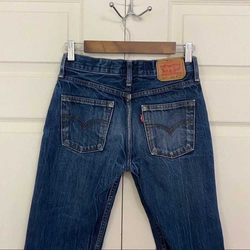Levi's Boys 514 Straight Leg Denim Blue Jeans